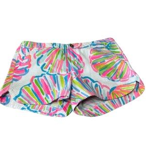 Lilly Pulitzer Addie Shorts Shellabrate Size 2
